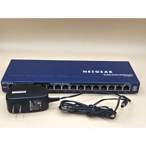 NETGEAR ProSafe 16-Port 10/100 Switch FS116 Ethernet Network Switch